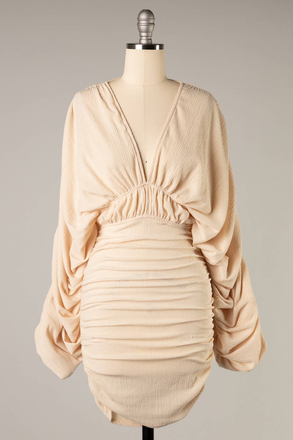 Ruched Mini Dress