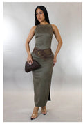Suede Dress