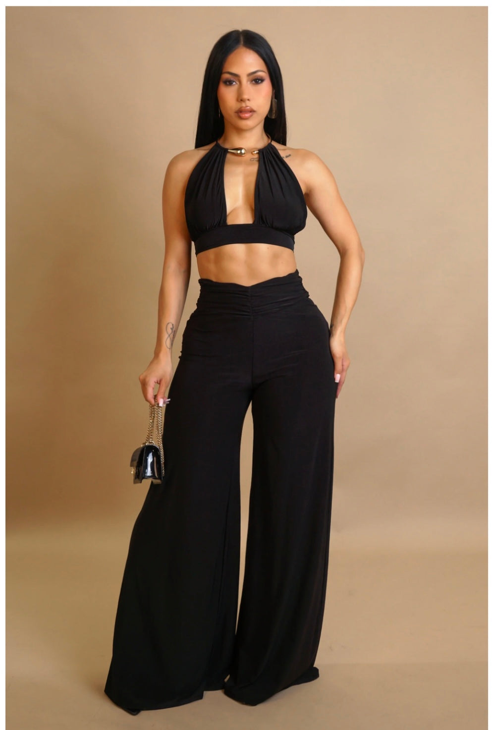 Black Two Piece Set