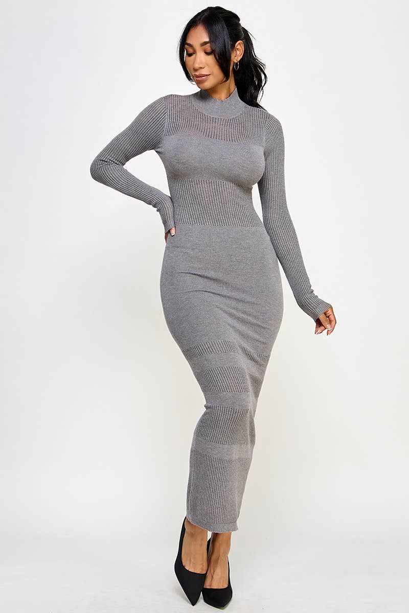 Light Knitted Sweater Dress