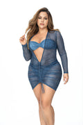 Beach Dress & Cover Up Blue Chambray